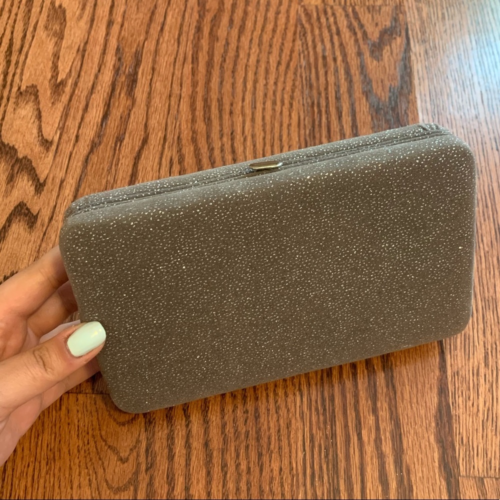 Sparkly Gray Clutch/Wallet